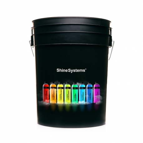 Shine Systems Bucket Set - ведро для мойки автомобиля c крышкой и сепаратором, 20 л
